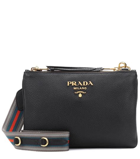 prada cross body black|prada shoulder crossbody bag.